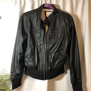 AshleyBy26 Black Leather Jacket